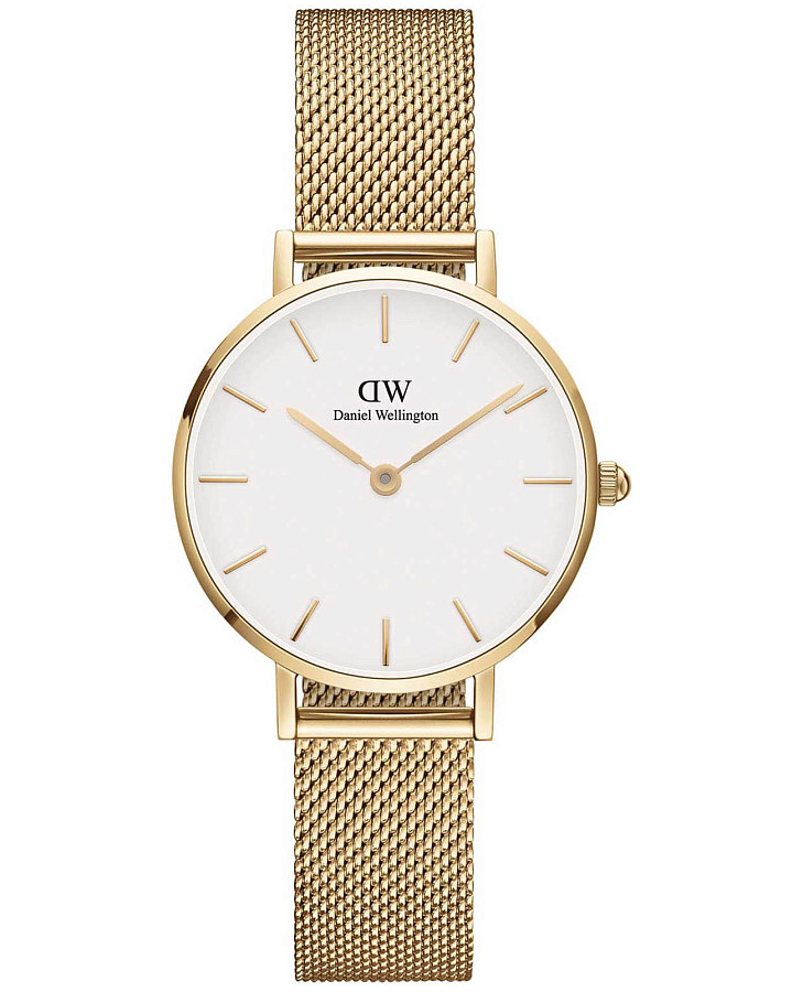Часы Daniel Wellington Petite Evergold DW00100350 — женские, белый