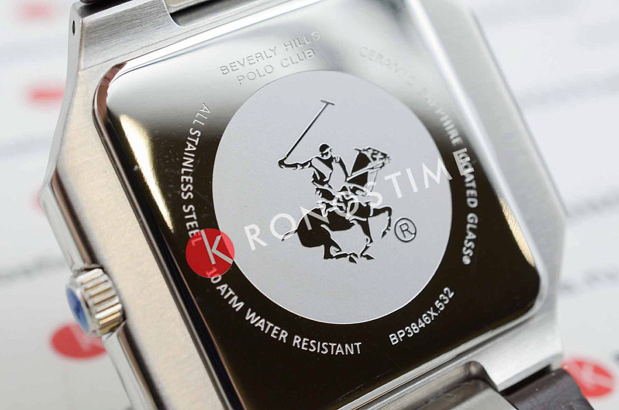 Часы Beverly Hills Polo Club BP3846X.532 — мужские, кожаный