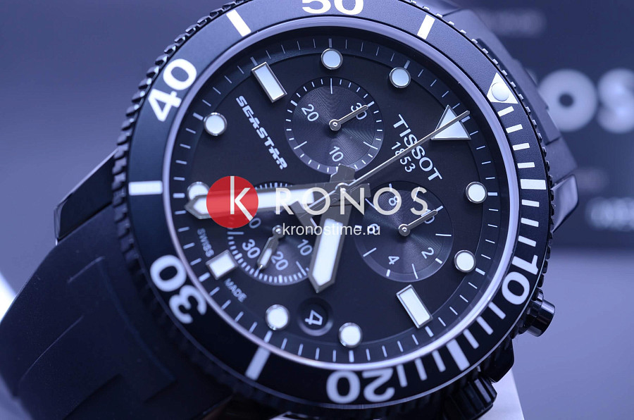 Часы Tissot Seastar 1000 Chronograph T120.417.37.051.02 — артикул T1204173705102