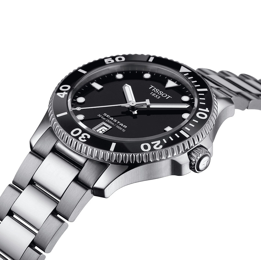 Часы Tissot Seastar 1000 T120.410.11.051.00 — нержавеющая сталь, мужские