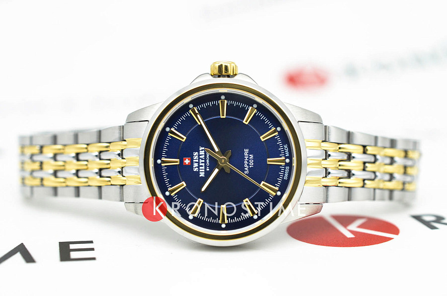 Часы Swiss Military by Chrono SM34105.05 — металл сталь, Швейцария
