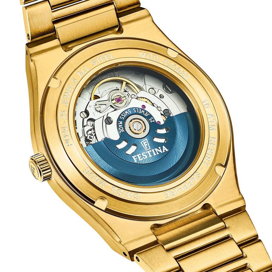 Часы Festina Swiss Made F20033/2 — механические, сталь