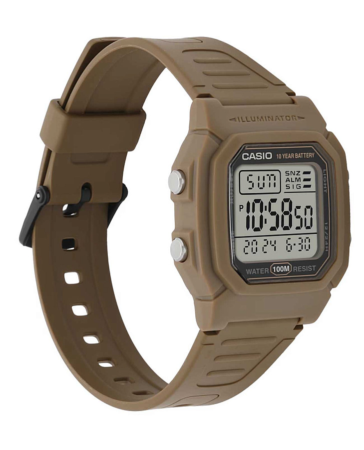 Часы Casio Collection W-800H-5AVDF (W-800H-5A) — кварцевые, пластик сталь