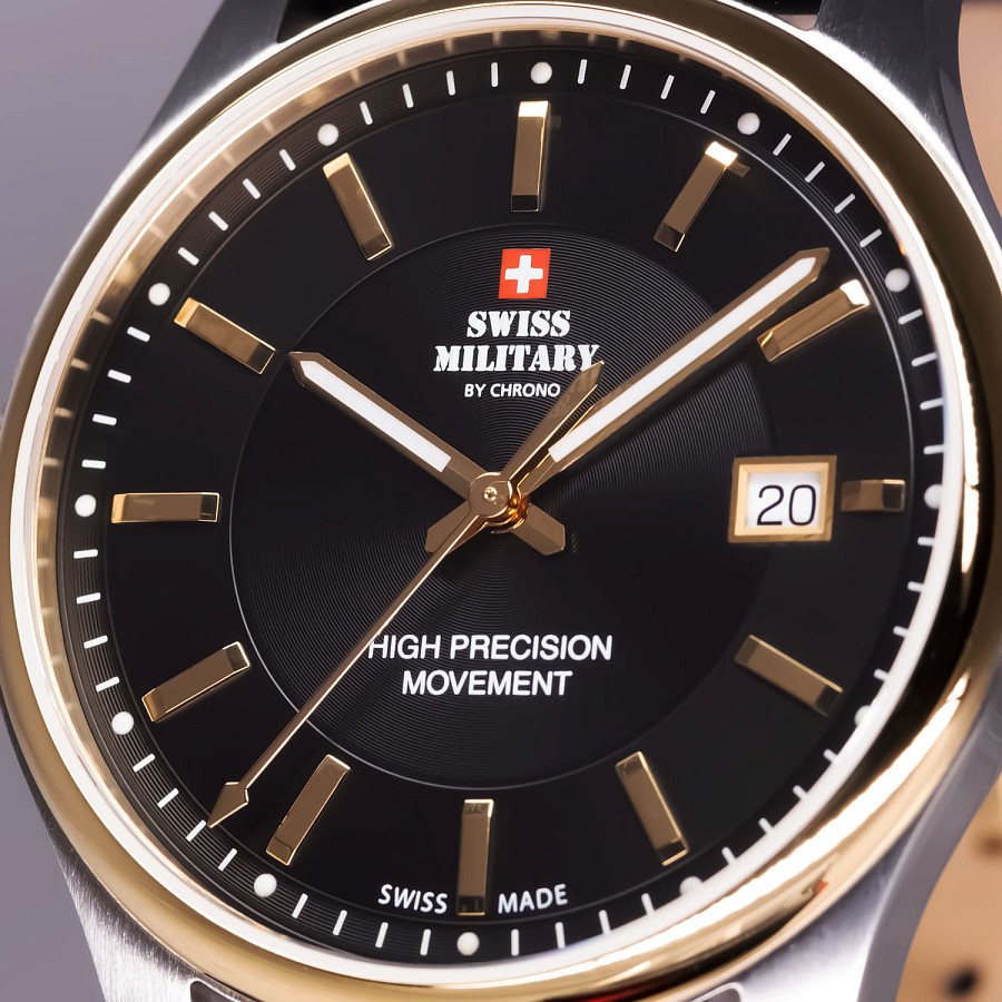 Часы Swiss Military by Chrono SM30200.13 — сталь металл, Швейцария