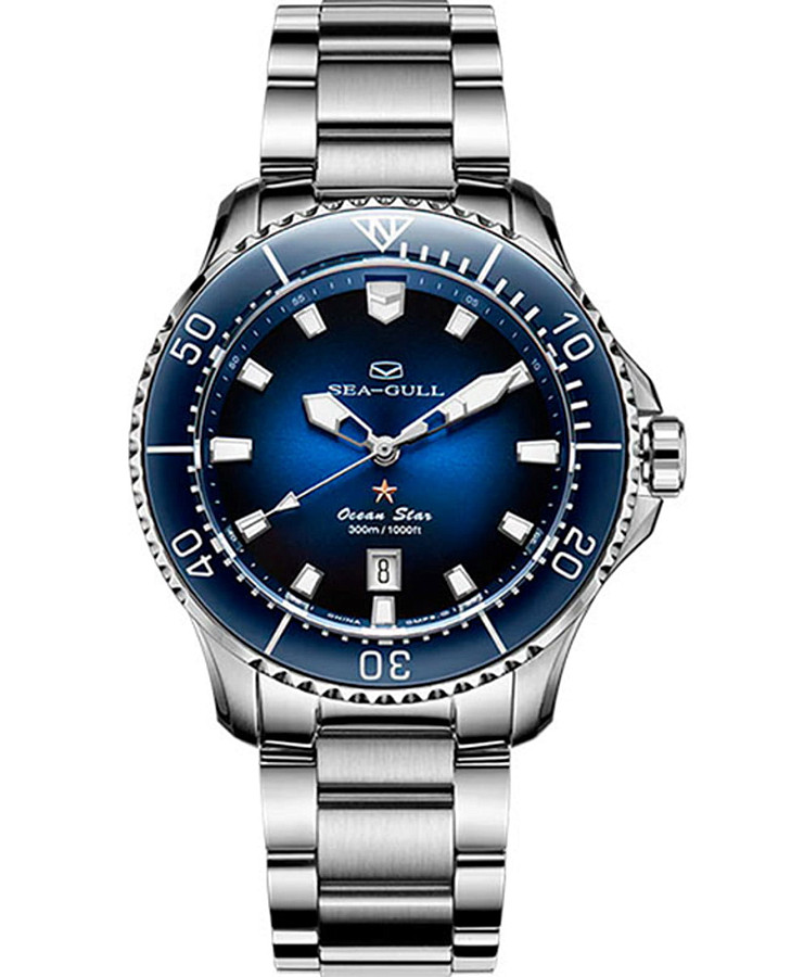 Часы Seagull Ocean Star 816.32.1210 — мужские, синий