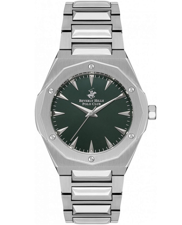 Часы Beverly Hills Polo Club BP3554X.380 — мужские, зеленый