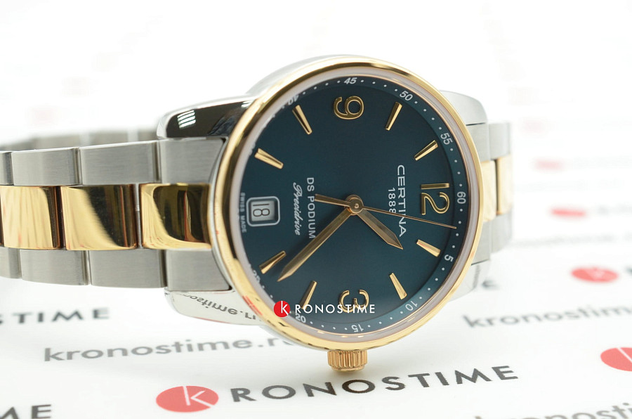 Часы Certina DS Podium Lady 33mm C034.210.22.097.00 — сталь c pvd покрытием, женские