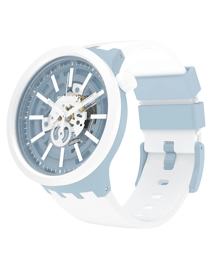 Часы Swatch Big Bold Bioceramic Lacquered SB03N103 — биокерамика, мужские, Швейцария