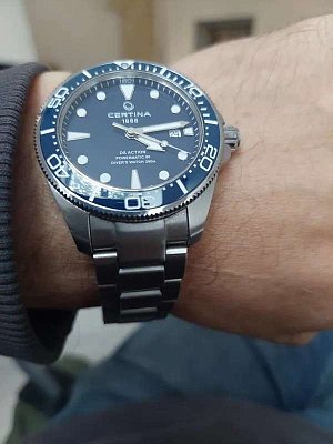 Фото покупателя: Швейцарские механические керамические наручные часы Certina DS Action Diver C032.607.11.041.00