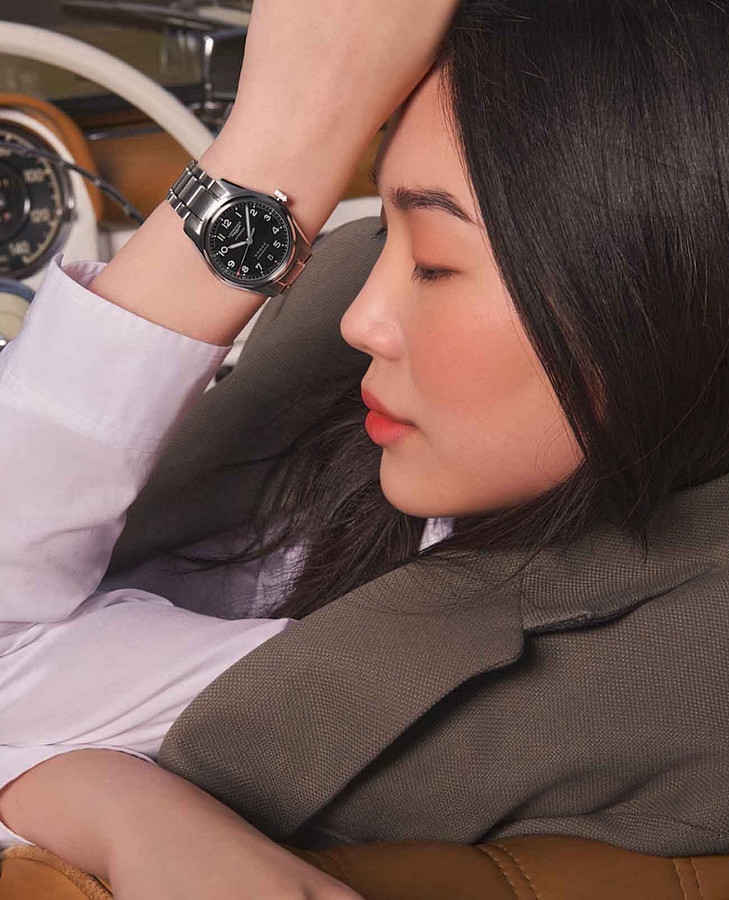 Часы Longines Spirit L3.410.4.53.6 — черный, механические