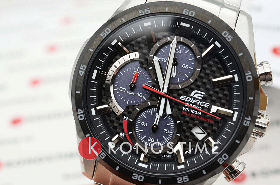 Часы Casio Edifice EQS-900DB-1AVUDF (EQS-900DB-1A) — черный, сталь металл