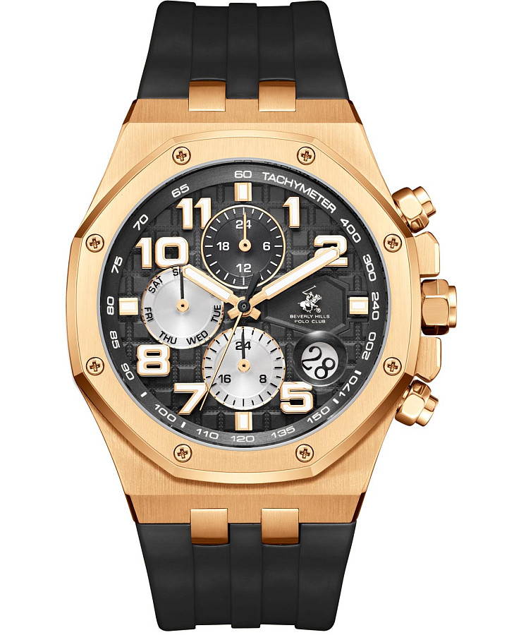 Часы Beverly Hills Polo Club BP3783X.451 — мужские, черный