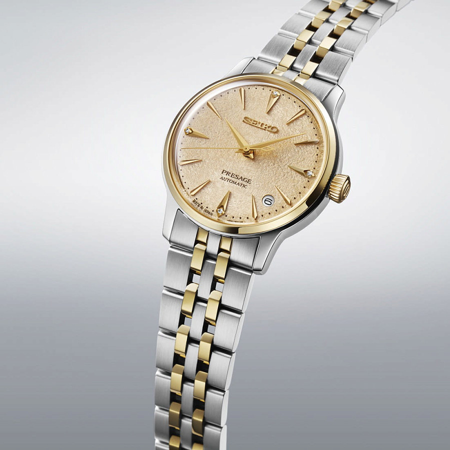 Часы Seiko Presage Cocktail Time SRPL64 — механические, металл сталь