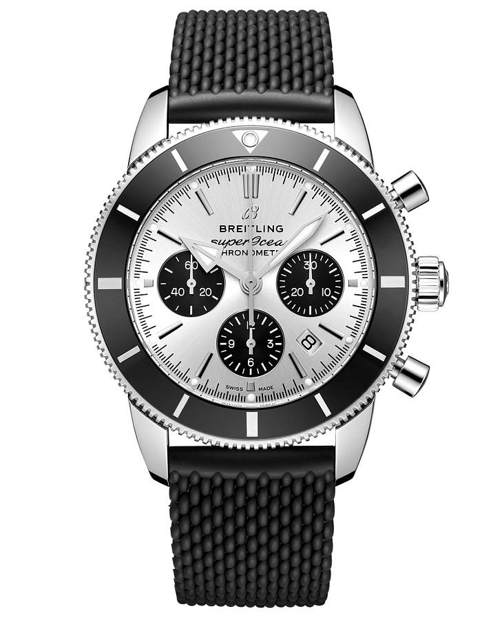Часы Breitling Breitling Superocean Heritage B01 Chronograph 44 AB0162121G1S1 — мужские, серебристый