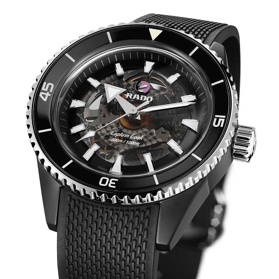 Часы Rado Captain Cook High-Tech Ceramic R32127156 — Швейцария, механические
