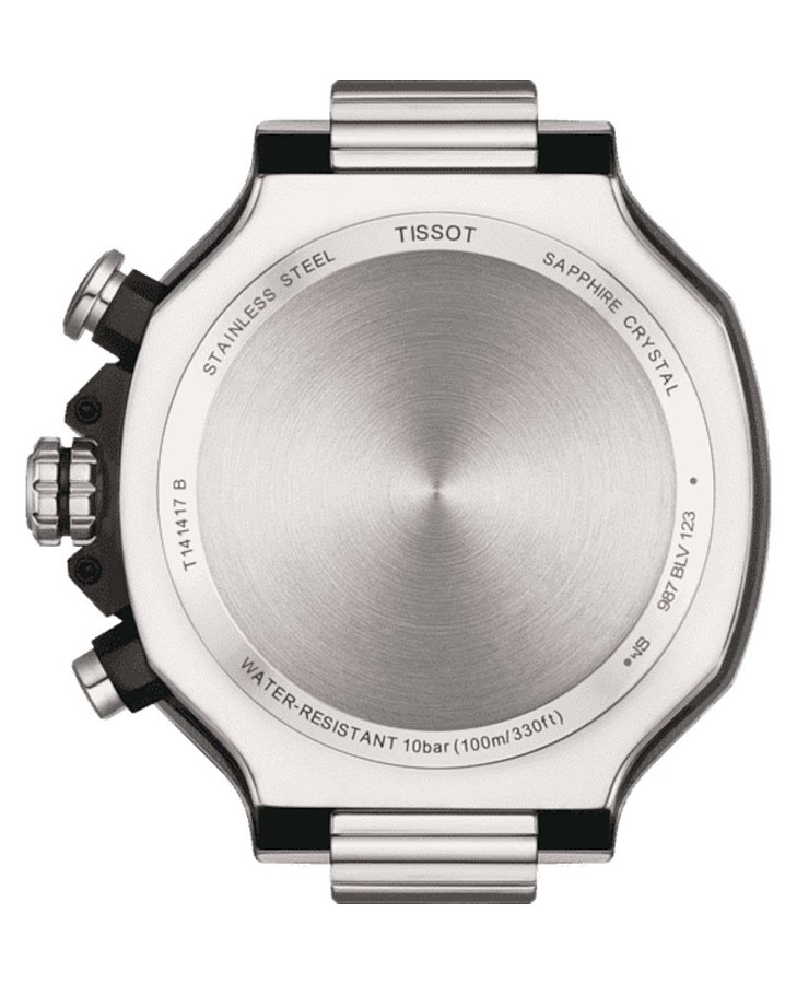 Часы Tissot T-Race Chronograph T141.417.11.051.01 — серый, сталь металл