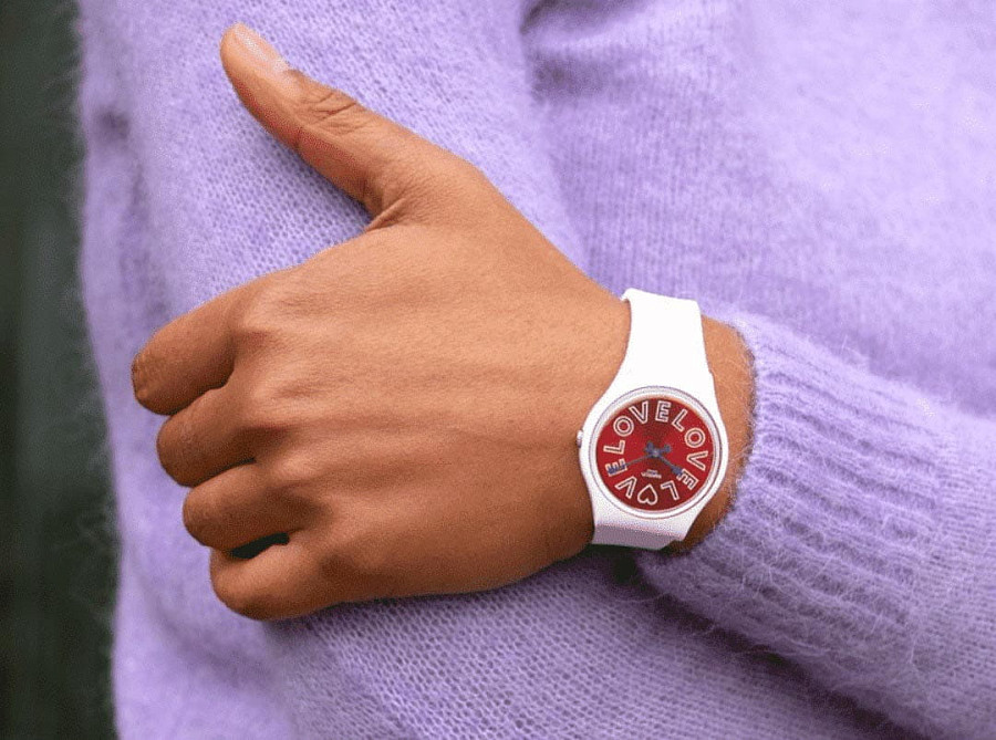 Часы Swatch Gent Biosourced Standart SO28W109 — силикон, женские