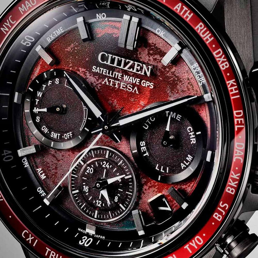 Часы Citizen Attesa CC4077-71Z — титановый c dlc покрытием, мужские