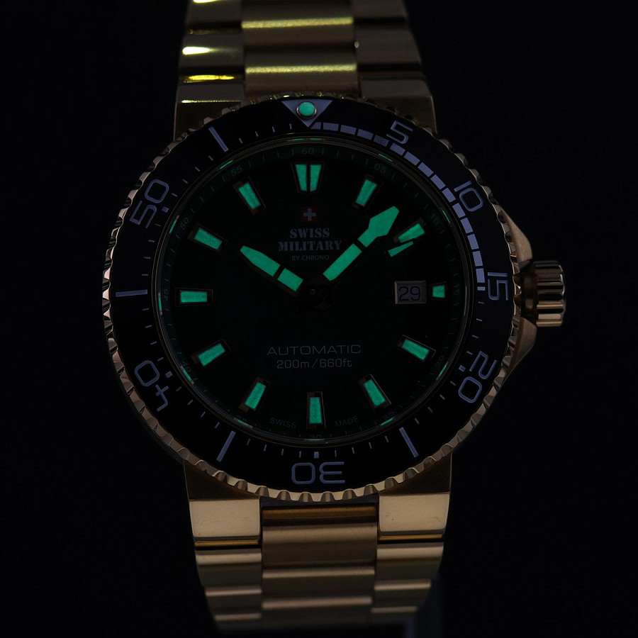 Часы Swiss Military by Chrono Automatic Dive SMA34086.06 — Швейцария, механические