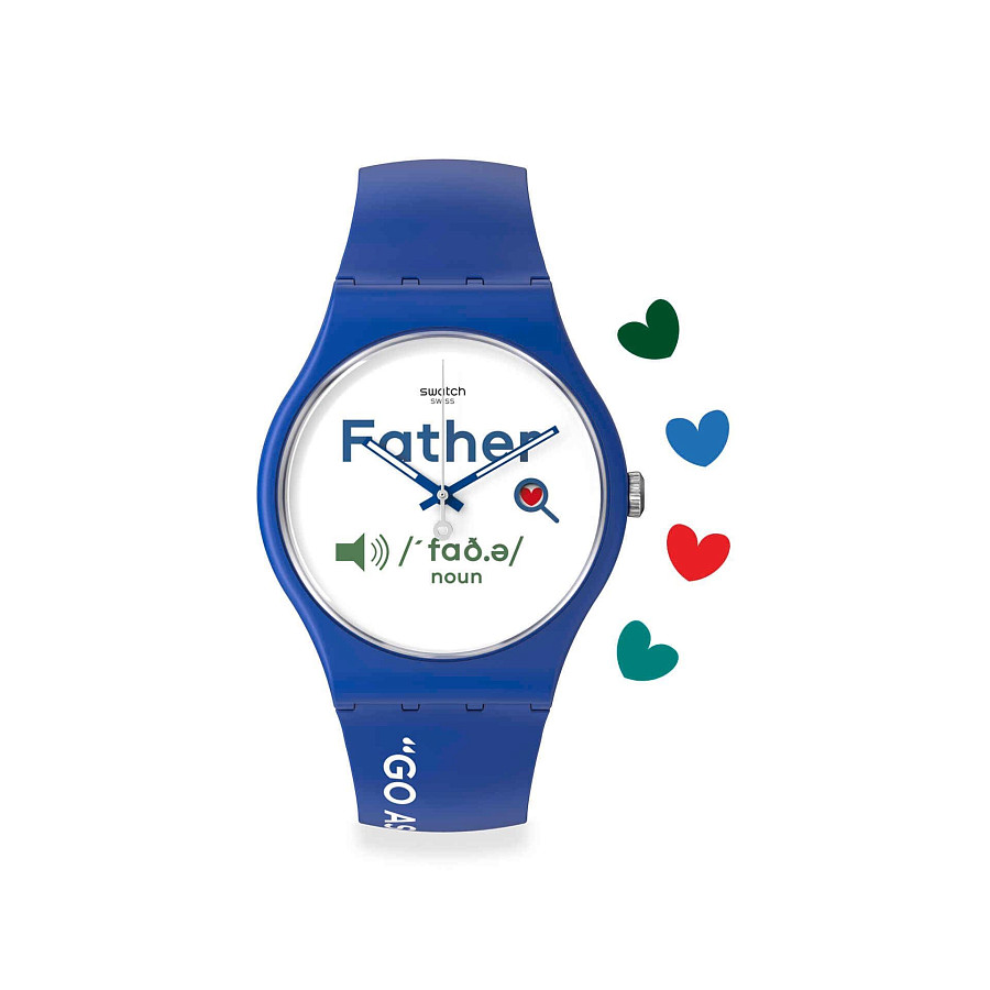 Часы Swatch New Gent Biosourced SO29Z704 — кварцевые, пластик