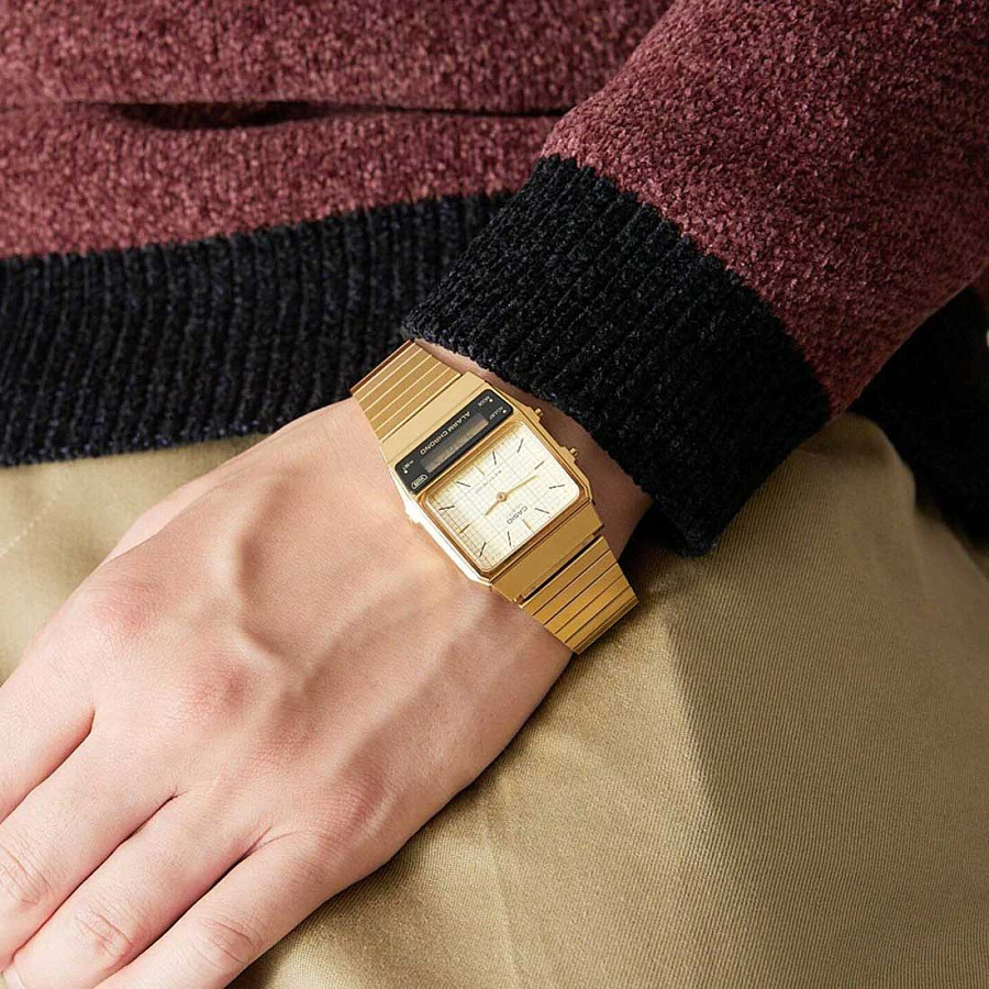 Часы Casio Vintage AQ-800EG-9ADF (AQ-800EG-9A) — пластик, Япония