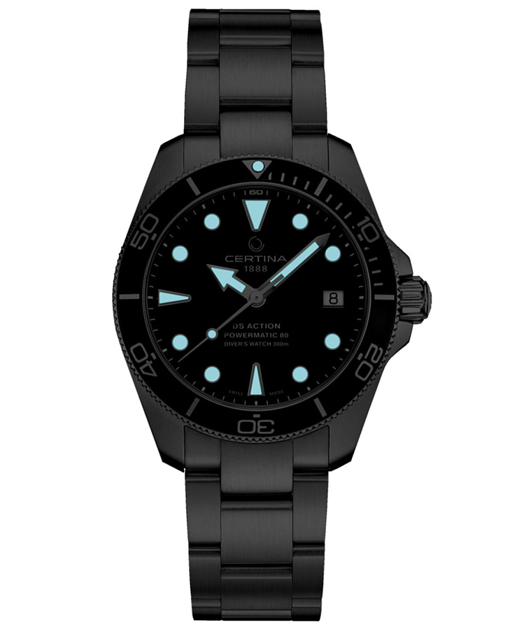 Часы Certina DS Action Diver Powermatic C032.807.11.091.00 — сталь металл, Швейцария