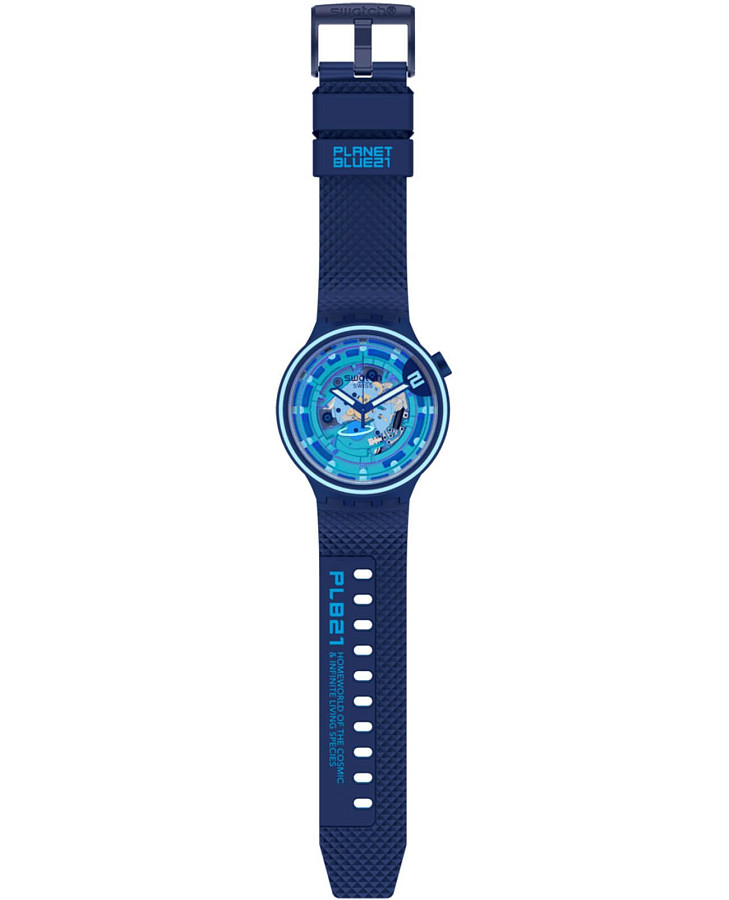 Часы Swatch Big Bold Lacquered SB01N101 — кварцевые, пластик