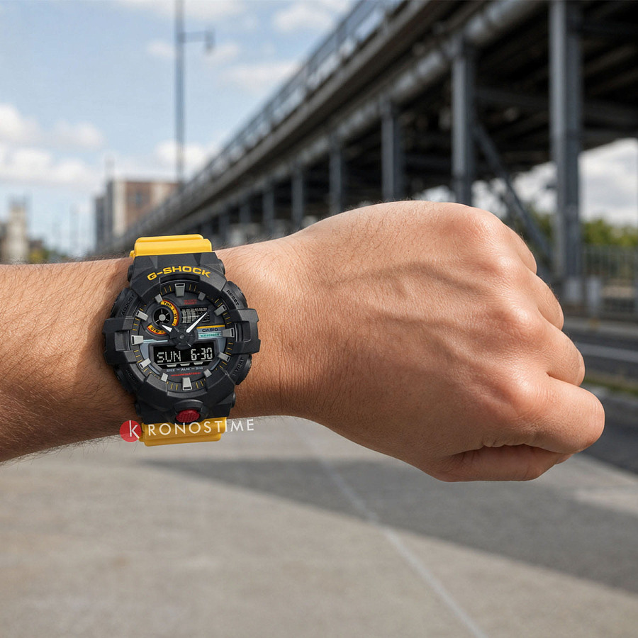 Часы Casio G-SHOCK GA-700MT-1A9 — пластик, мужские