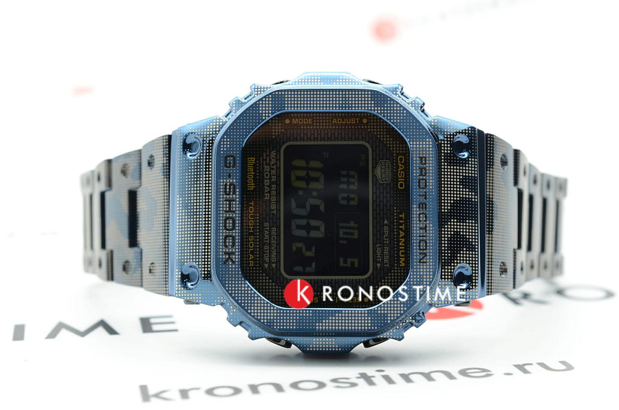 Часы Casio G-Shock GMW-B5000TCF-2 — титановый c ip покрытием, мужские