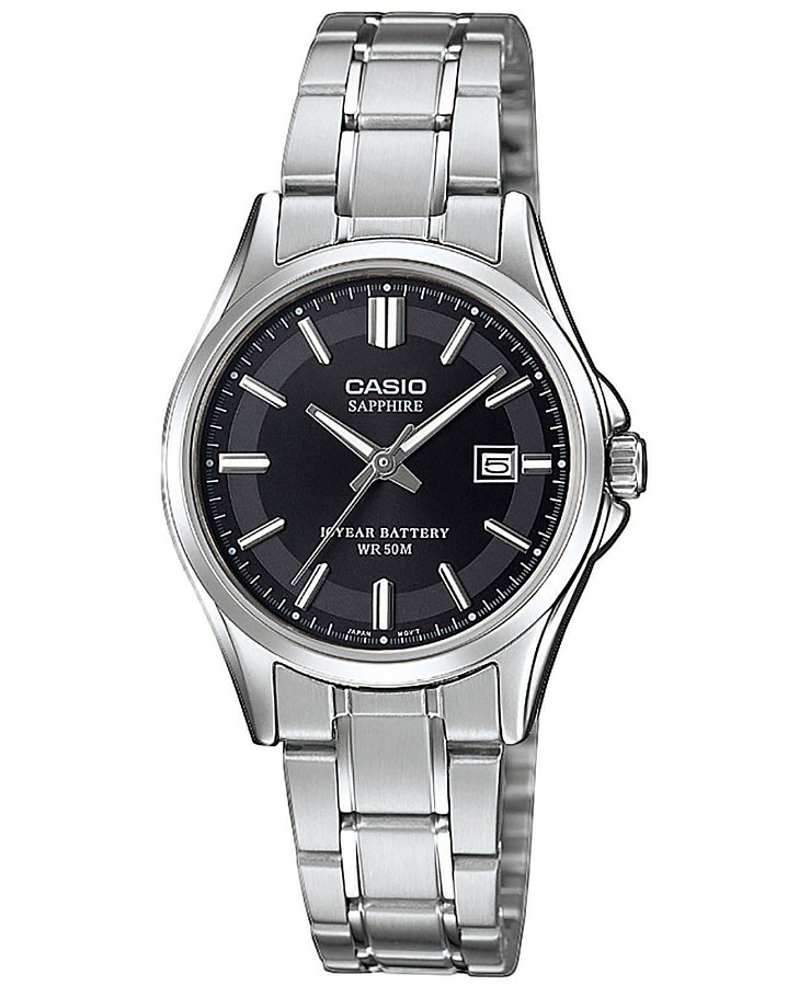 Часы Casio Collection LTS-100D-1A — женские, серебристый