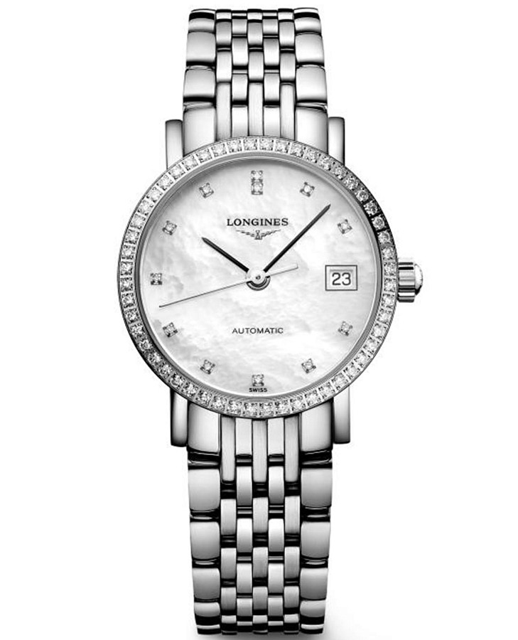 Часы Longines Elegant Collection L4.309.0.87.6 — мужские, перламутровый