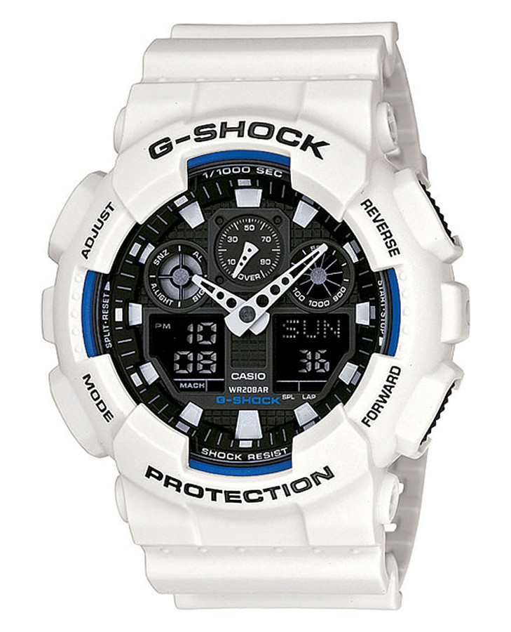 Часы Casio G-Shock GA-100B-7ADR (GA-100B-7A) — мужские, черный