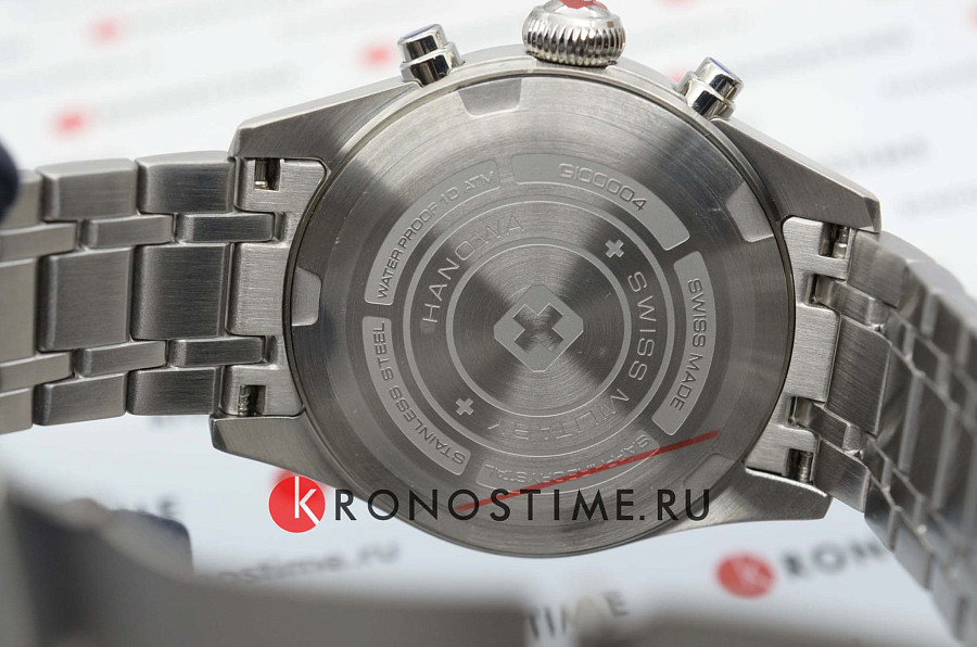 Часы Swiss Military Hanowa Thunderbolt Chrono SMWGI0000404 — кварцевые, Швейцария, мужские