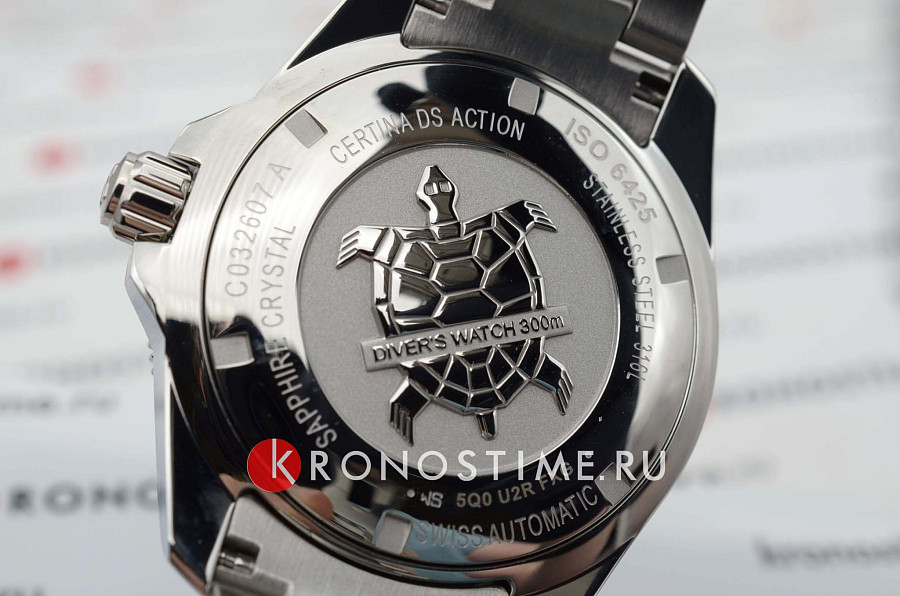 Часы Certina DS Action Diver C032.607.11.091.00 — металл сталь, Швейцария