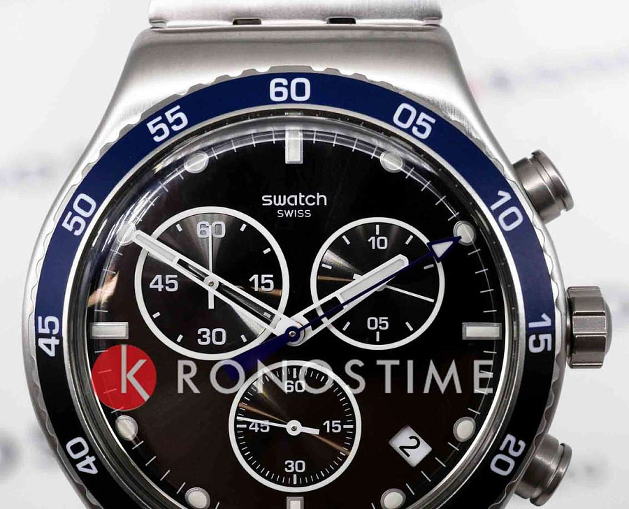 Часы Swatch I New Chrono YVS507G — сталь металл, Швейцария