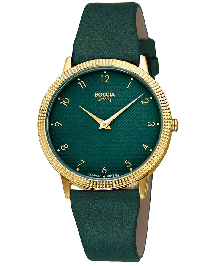 Часы Boccia Titanium 3381-02 — женские, зеленый