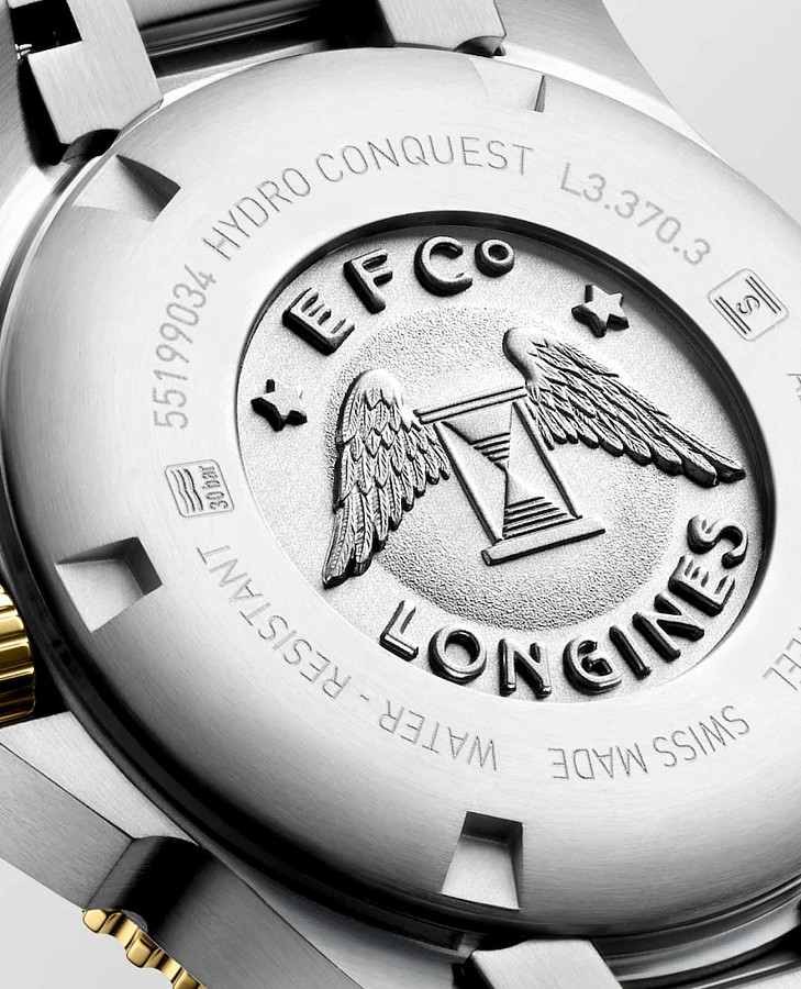 Часы Longines HydroConquest L3.370.3.87.6 — кварцевые, Швейцария, женские