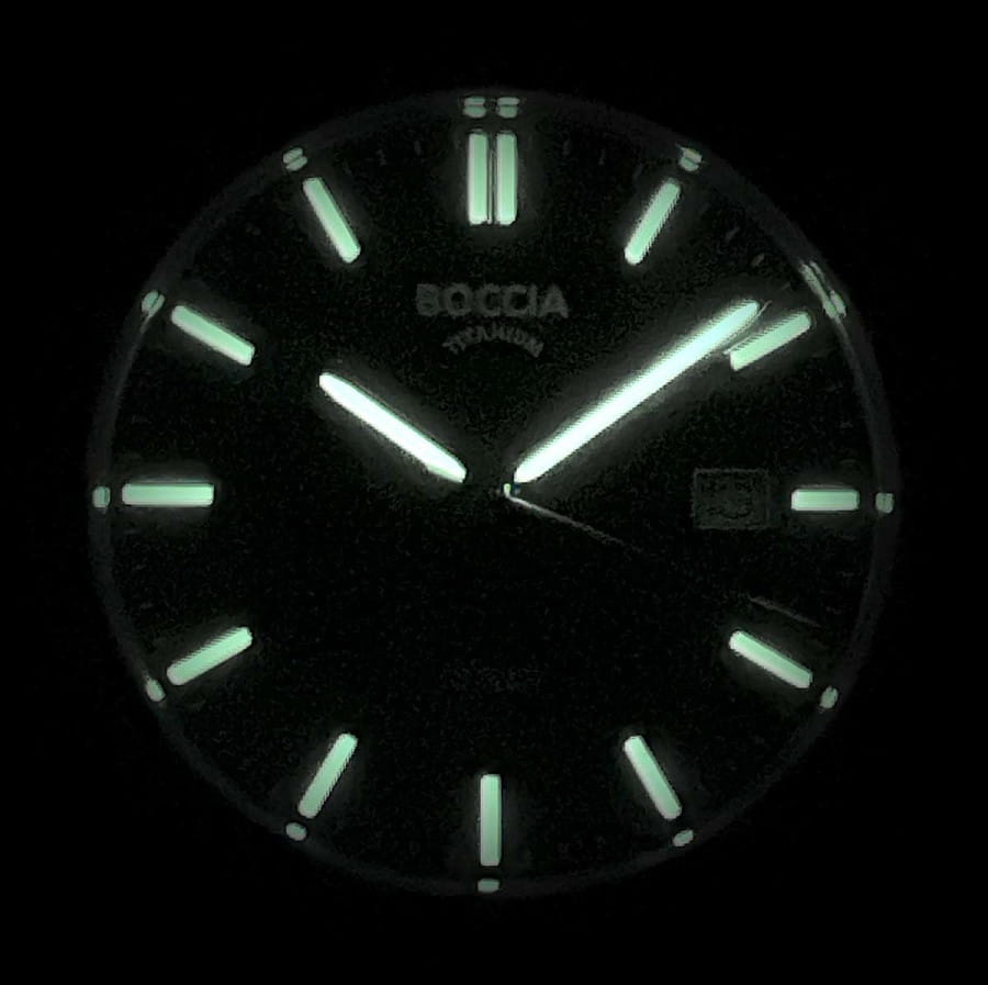 Часы Boccia Titanium 3672-01 — кварцевые, титан