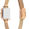 Шведские наручные часы Daniel Wellington Quadro Mini Crystal Zodiac Evergold DW00100752, фото 3