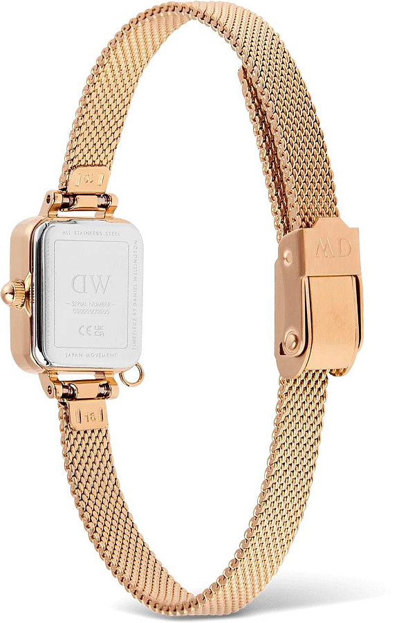 Часы Daniel Wellington Quadro Mini Crystal Zodiac Evergold DW00100752 — сталь металл, Швеция