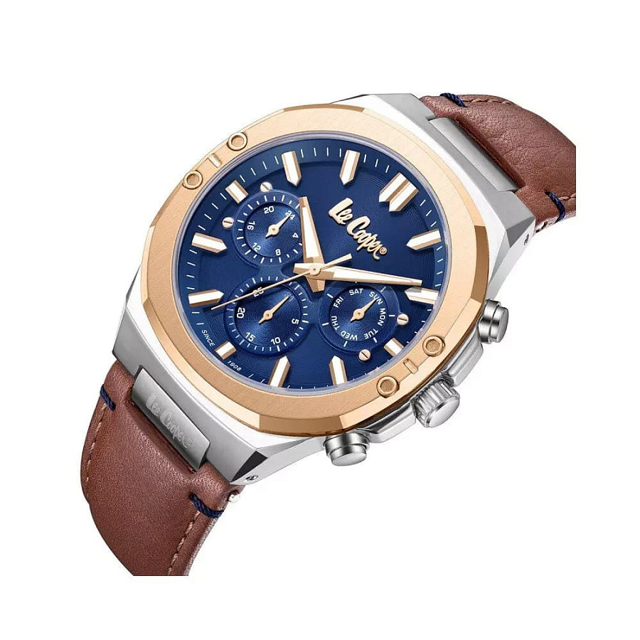 Часы Lee Cooper LC07992.594 — кварцевые, сталь металл