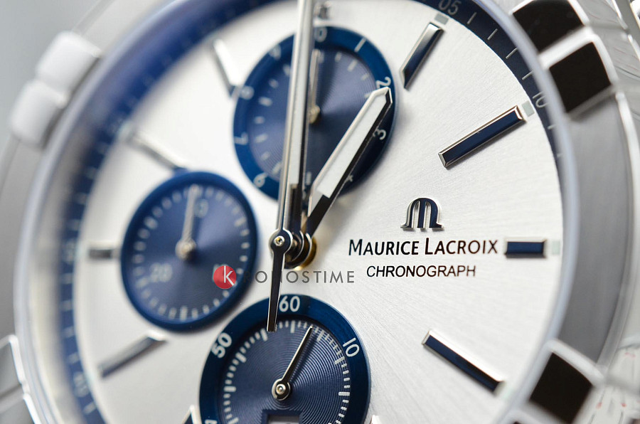 Часы Maurice Lacroix Aikon Quartz Chronograph AI1118-SS002-230-1 — нержавеющая сталь, мужские