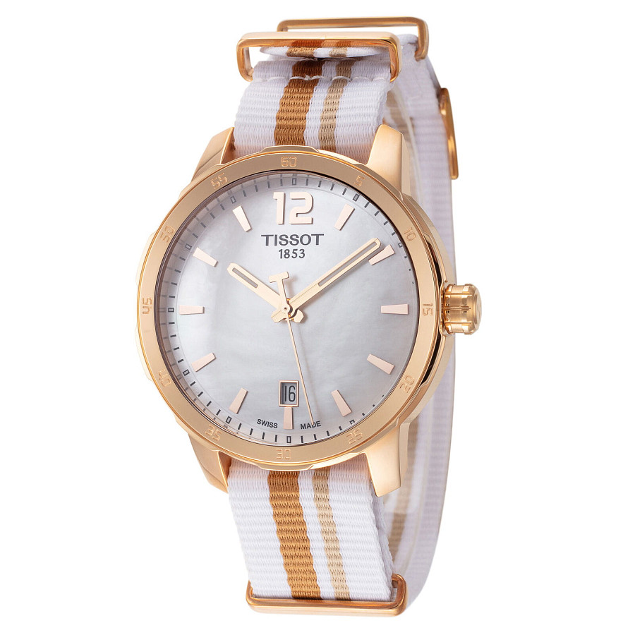 Часы Tissot T-Sport Quickster T095.410.37.117.00 — тканевый, мужские