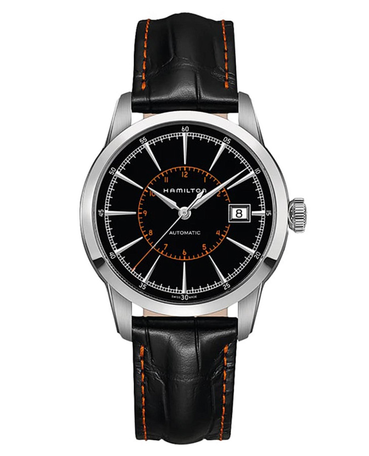 Часы Hamilton American Classic RailRoad Auto H40555731 — мужские, черный
