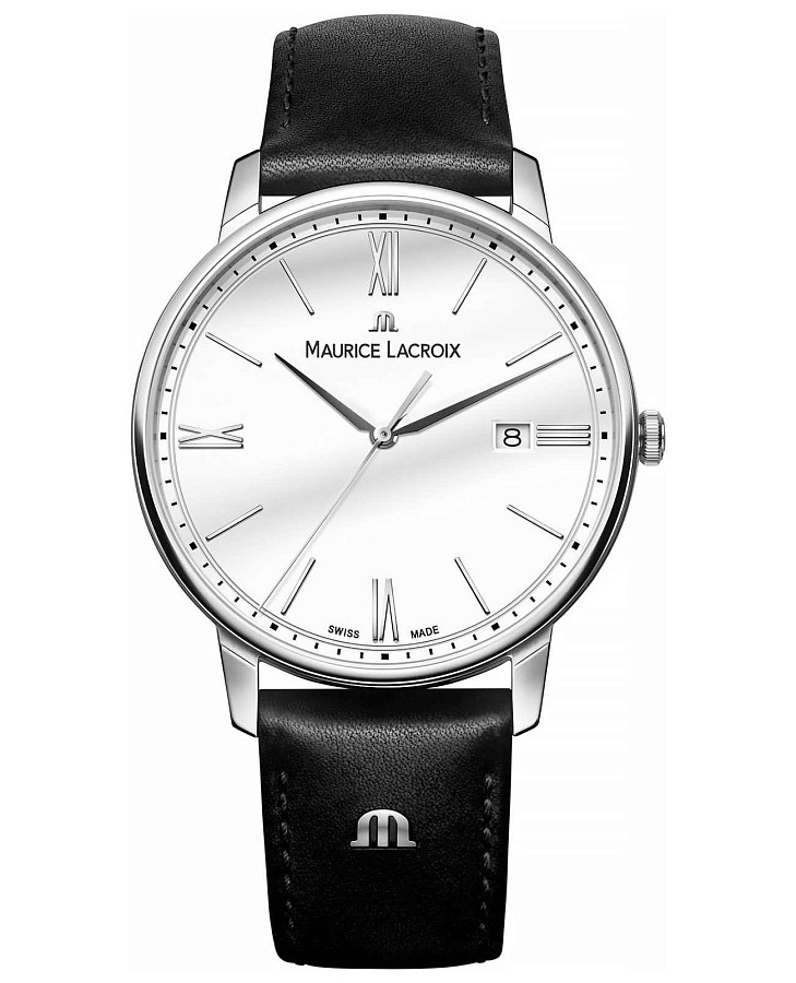 Часы Maurice Lacroix Eliros Date EL1118-SS001-111-1 — мужские, белый