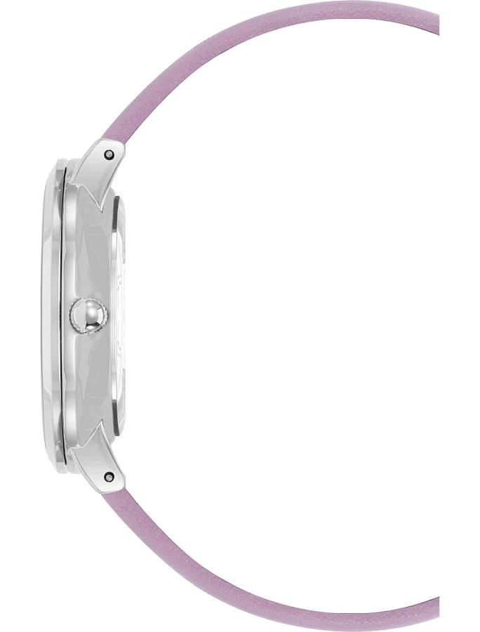 Часы Anne Klein Leather 5325SVLV — кварцевые, металл сталь