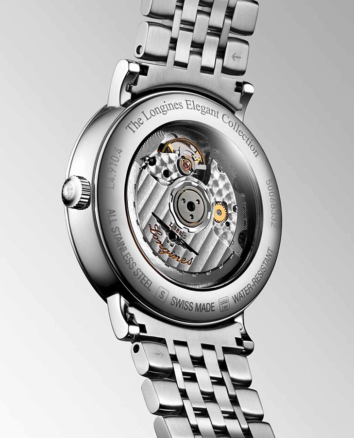 Часы Longines Elegant Collection L4.910.4.57.6 — механические, сталь металл