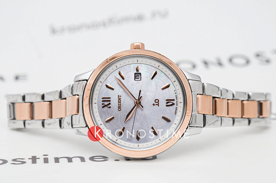 Часы Orient iO RA-WG0415A — кварцевые, металл сталь
