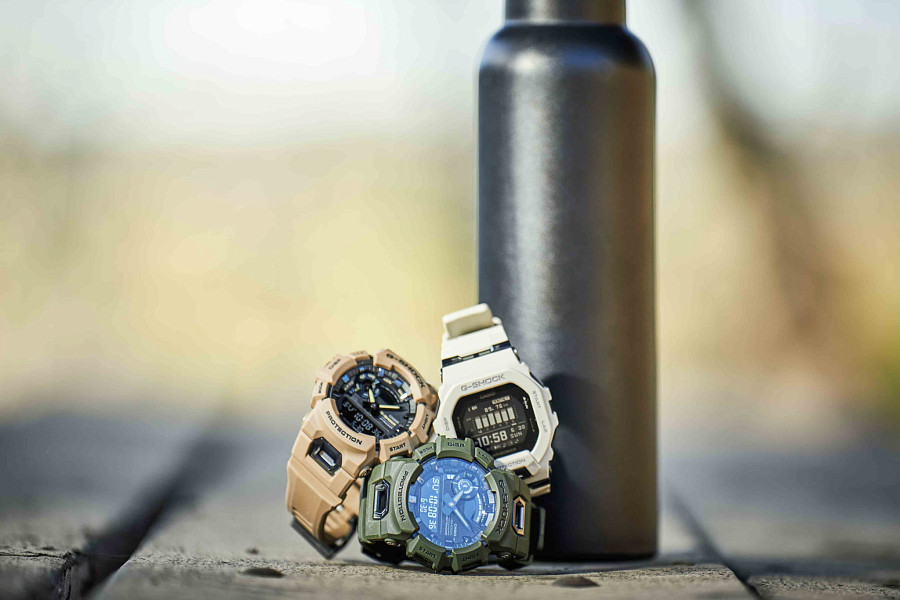 Часы Casio G-Shock GBA-900UU-5ADR (GBA-900UU-5A) — Япония, электронные