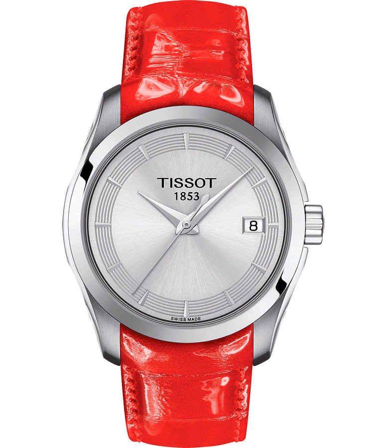 Часы Tissot Couturier Lady T035.210.16.031.01 — женские, белый
